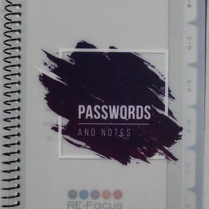 PURPLE MINI PASSWORD BOOK - So awesome!